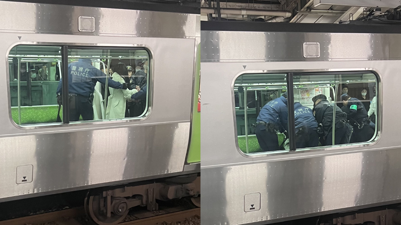 Cuatro personas apuñaladas en el tren de Tokio, Japón