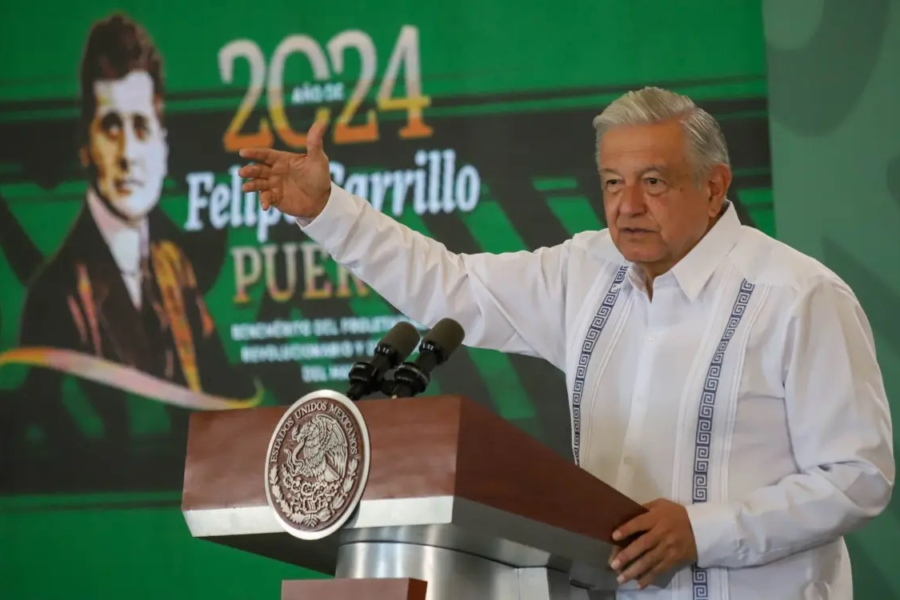 55% de mexicanos aprueban a AMLO al cierre de 2023, según encuesta